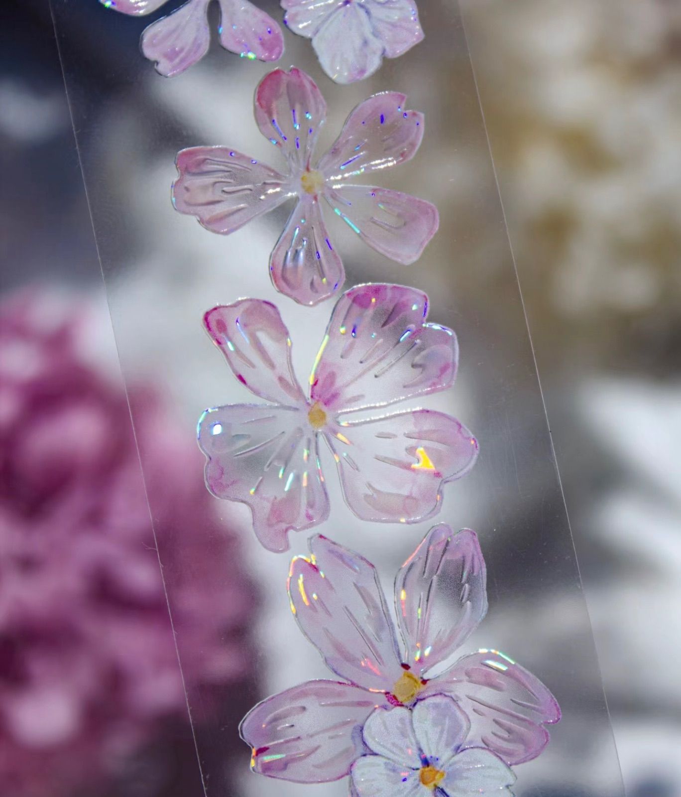 2510122 櫻落 海外マスキングテープ巻き売り フラワー花 - メルカリ