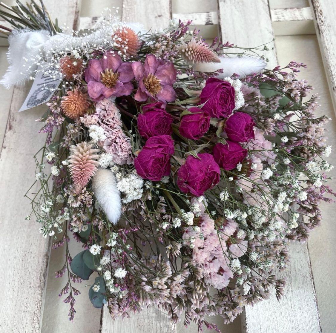 ドライフラワー＊43cm＊プリザーブドガーベラ＊スワッグ