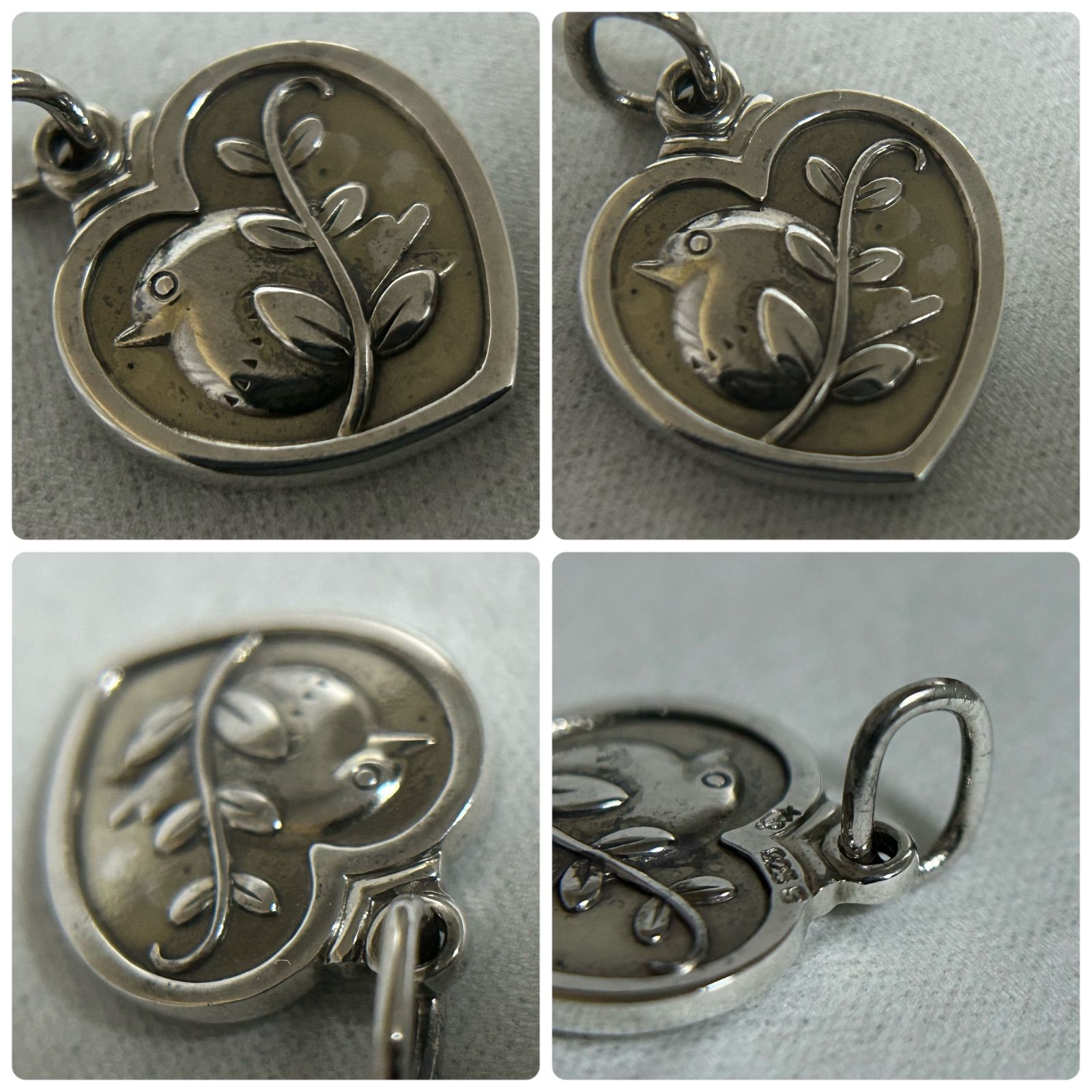 美品 ホピ族 ジョージフィリップス バード ネックレス トップ