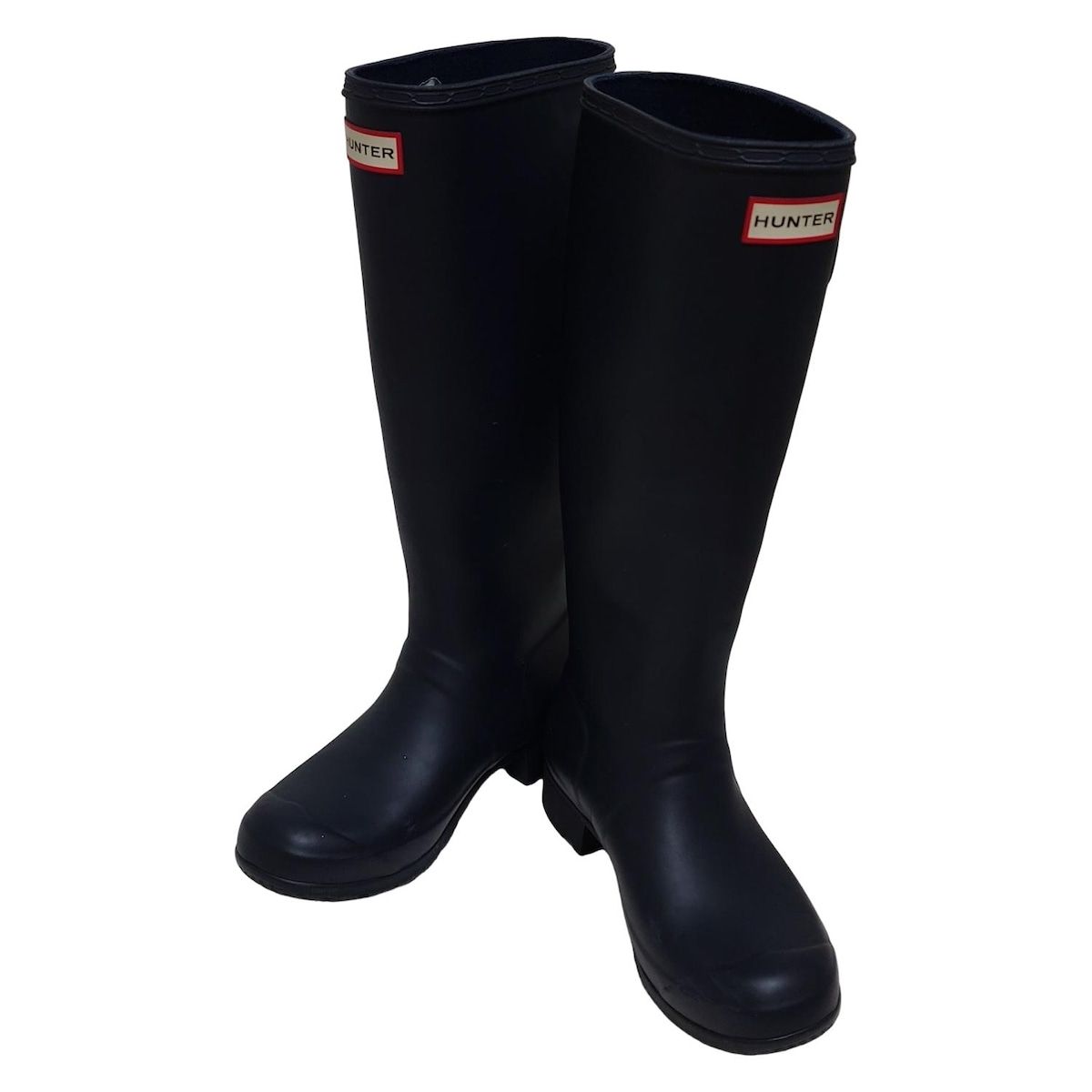 HUNTER ハンター レインブーツ 37 レディース - ダークネイビー インソール取外し可