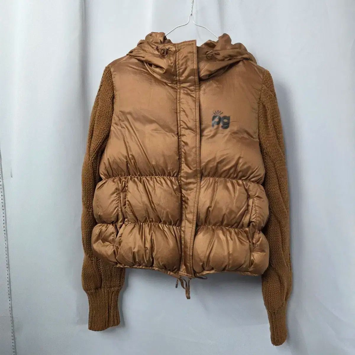 55 96 パーリーゲイツ ゴルフウェア ダウン ニット ダウン