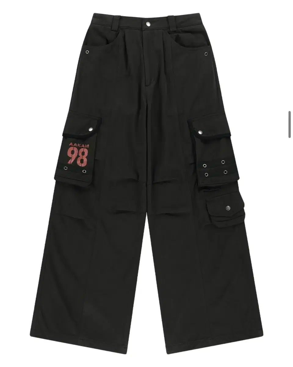 アッハム 98 ニー ピンタック コントラスト カーゴパンツ DECORATOM_COM_BR