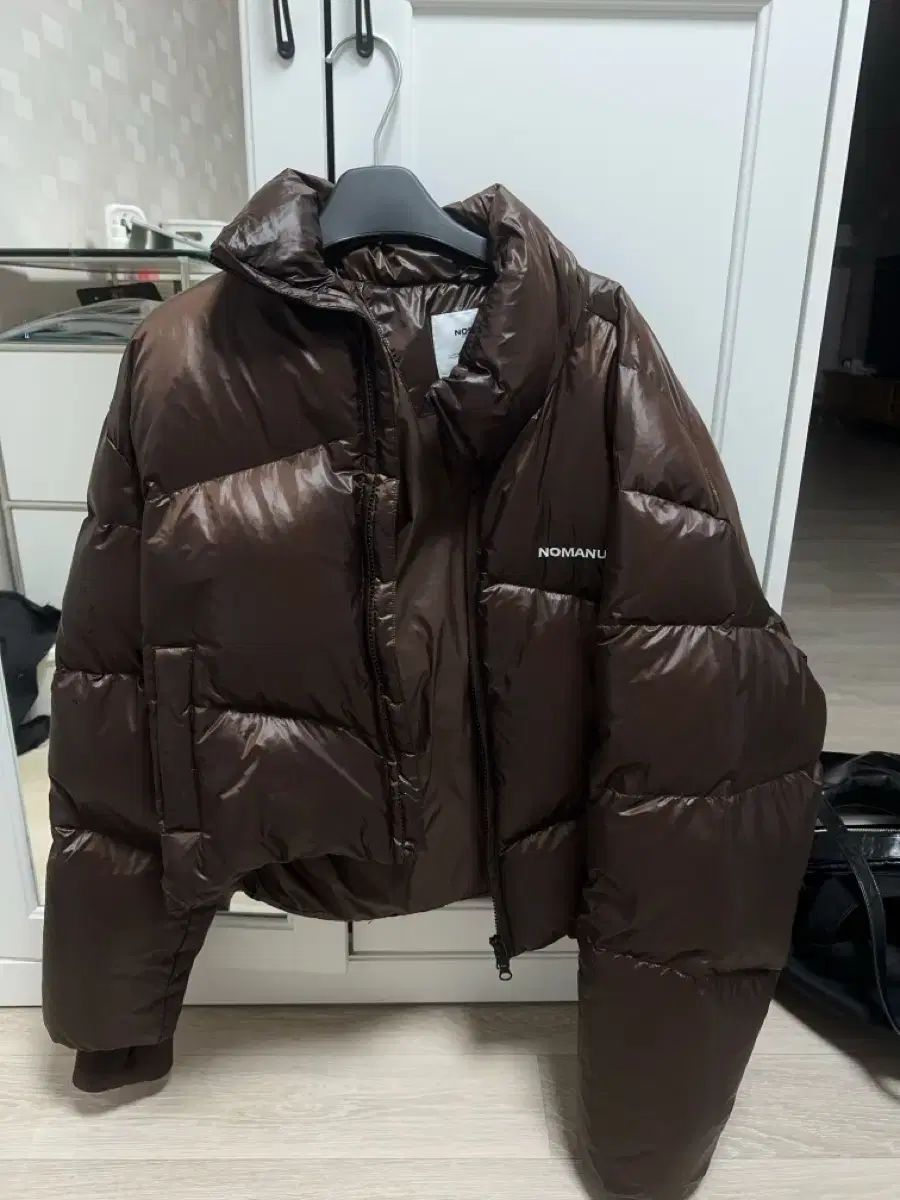 ノーマニュアル スカディダックダウン グースダウン ブラウン xs