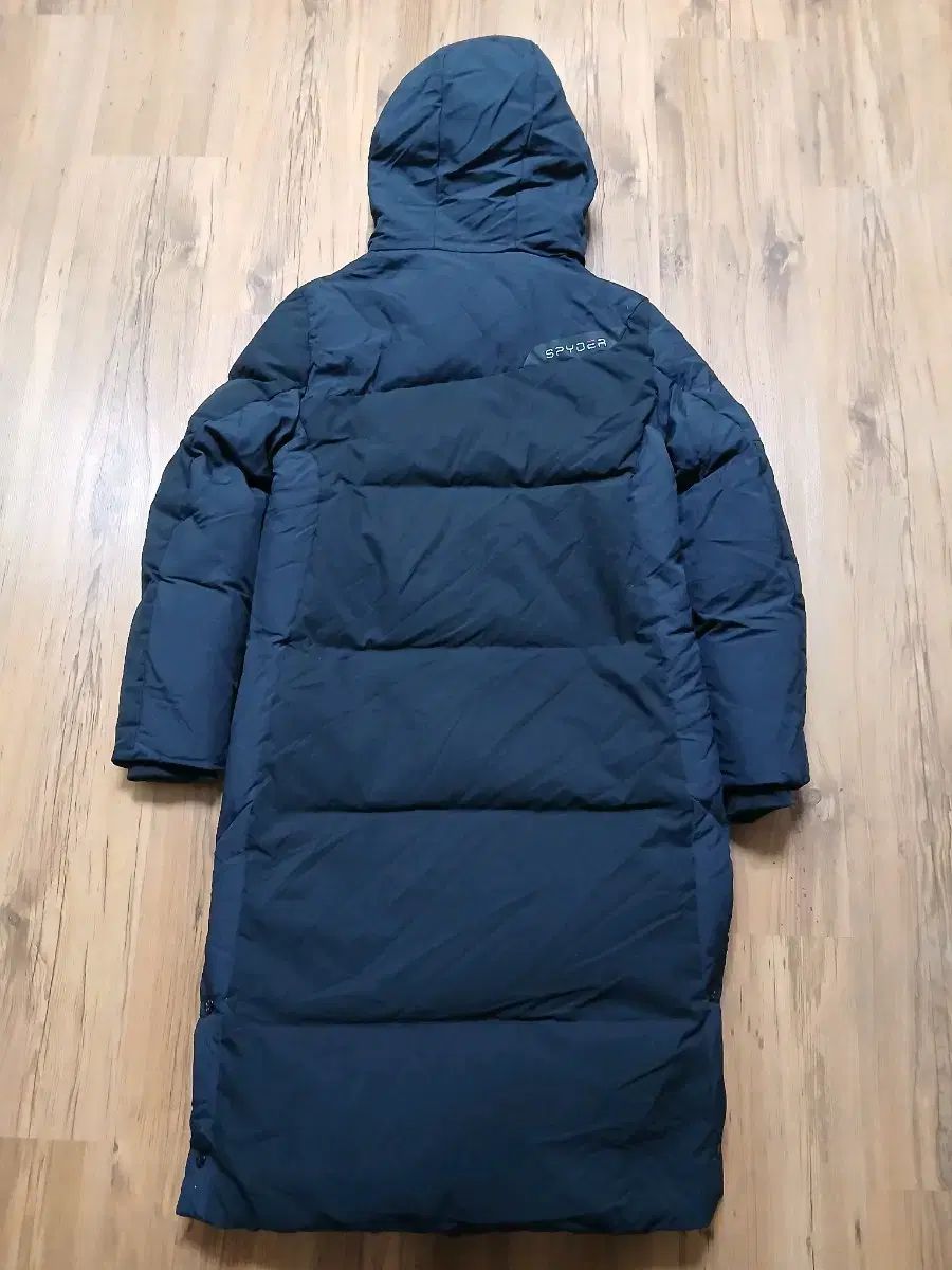 スパイダー レディース ダウンジャケット ロング丈 ブラック 95 GULLKHAN_COM