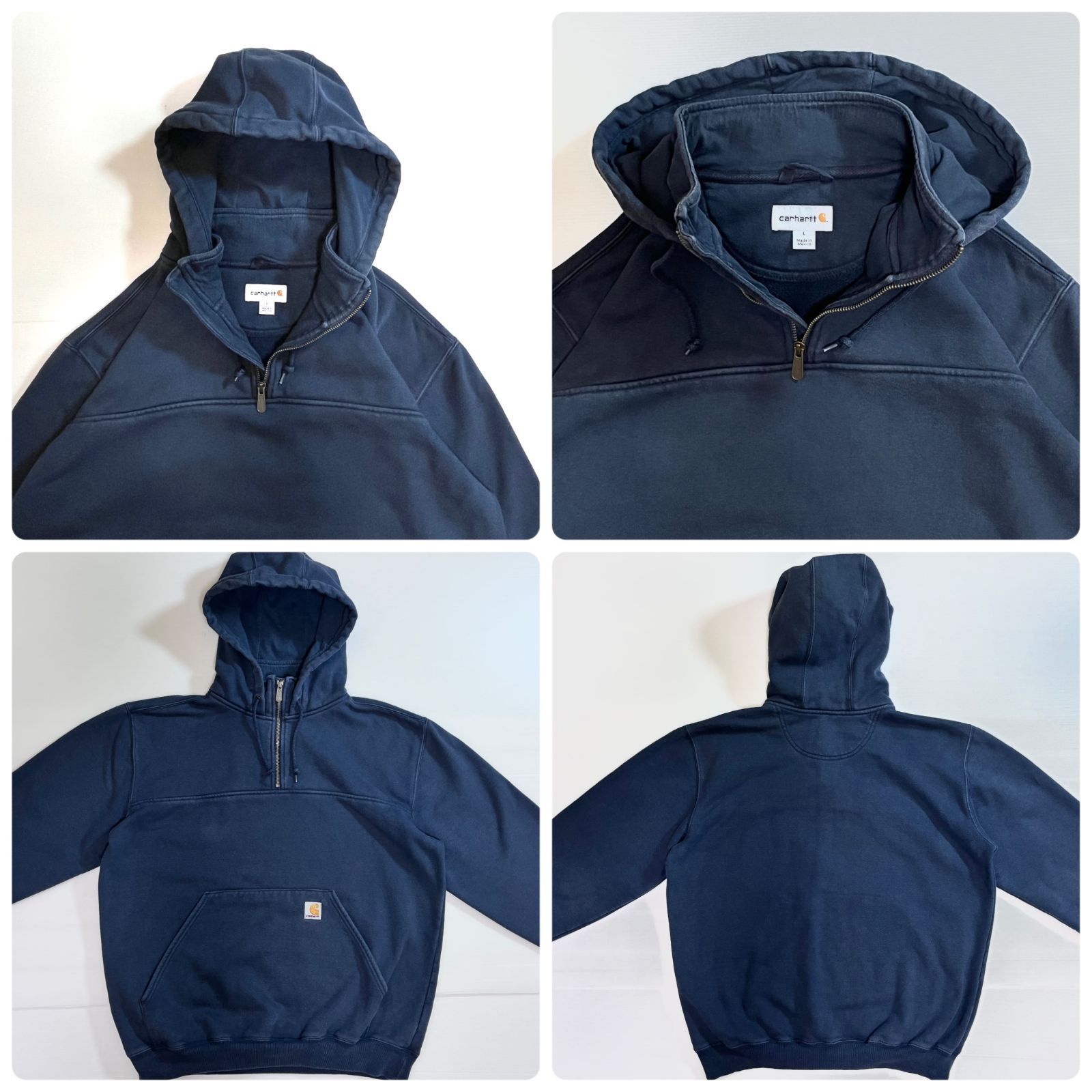 美フェード Carhartt カーハート K217 472 ヘビーウェイト ハーフ 