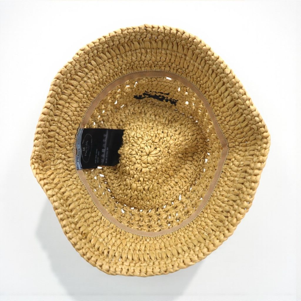 ベージュ ラフィア