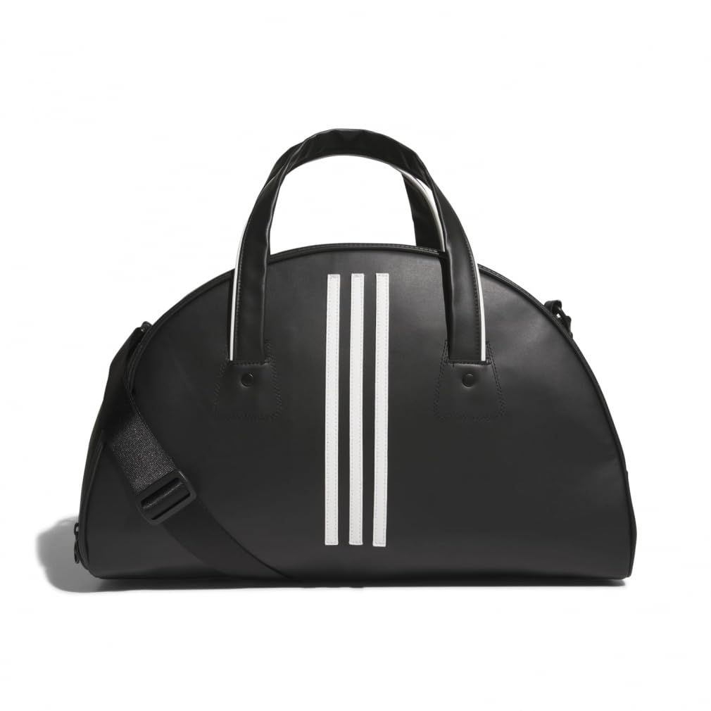 スリーストライプス ボストンバッグ ブラック