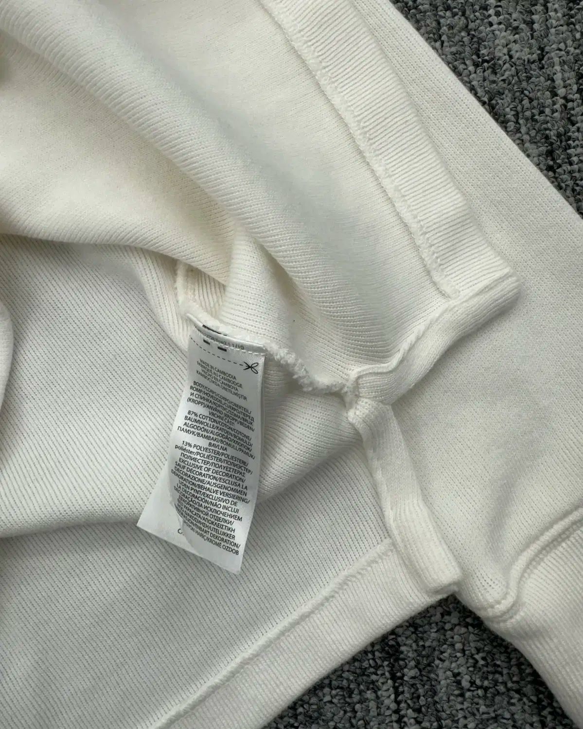 ハーフジップ Tシャツ-M1119