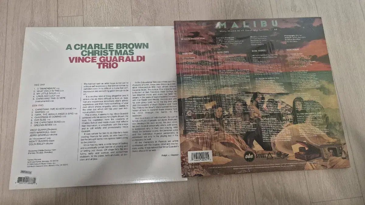 アンダーソン パック マリブ CD チャーリー ブラウン クリスマス lp