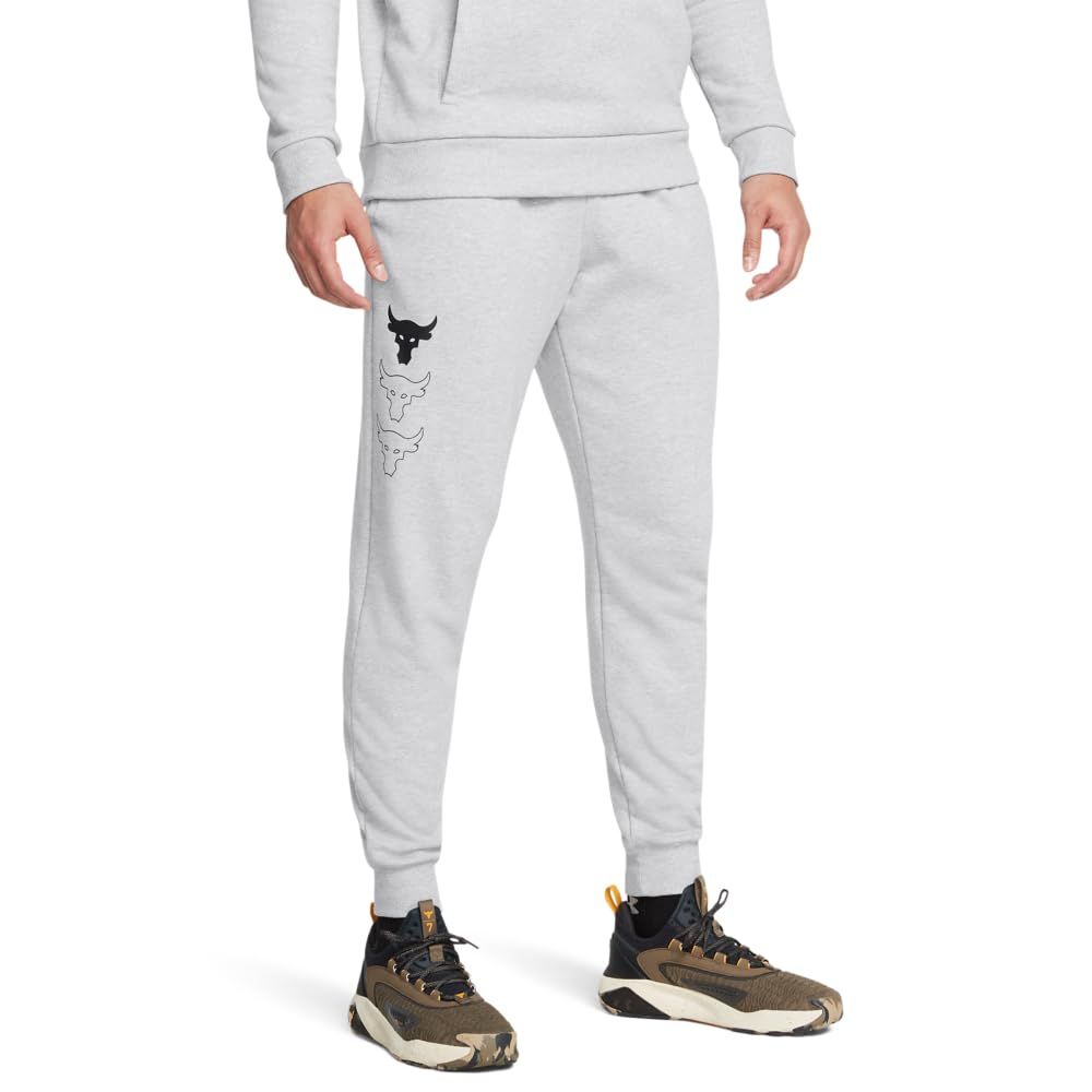 UNDER ARMOUR アンダーアーマー Pjt Rock LS Rvl Flc Jogger Mod Gray Medium Heather 011 Mod Gray Medium Heather ブラック Free Size