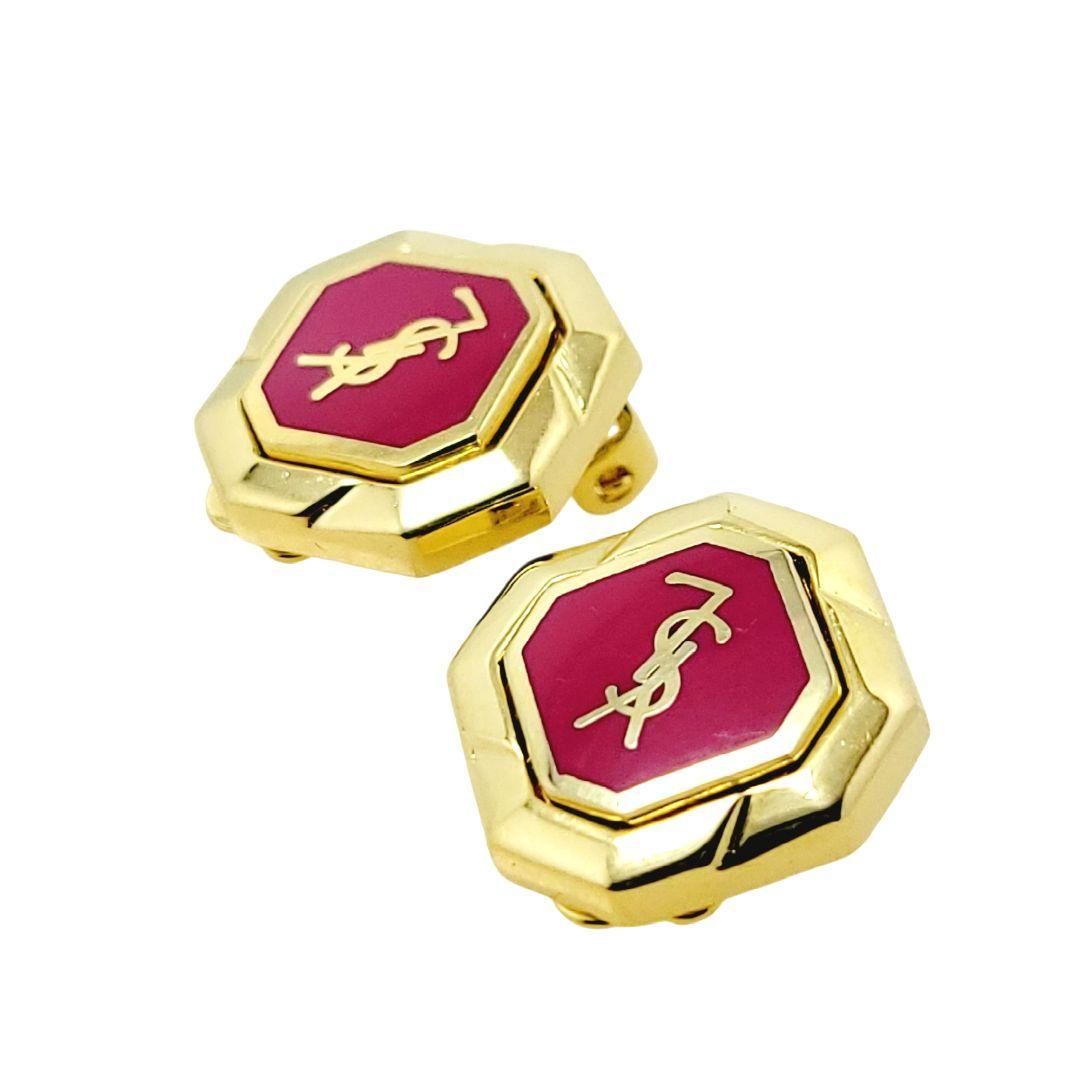 イヴ サンローラン イヤリング YSL ピンク ゴールド FORTGASGNV_COM_BR