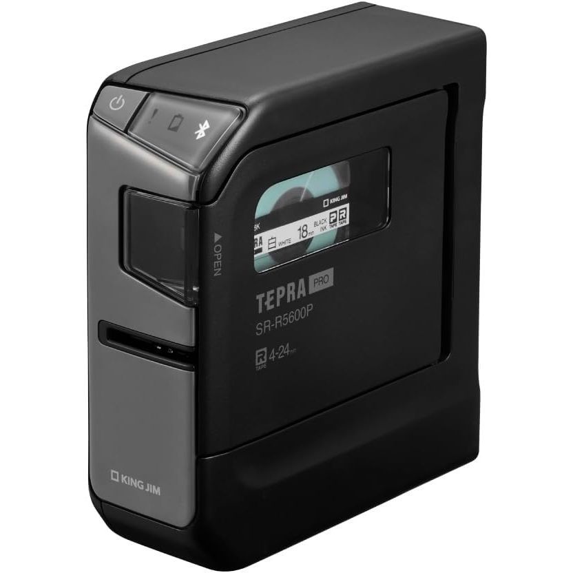 キングジム ラベルプリンター パソコン スマホ テプラ 対応ラベル幅 4-24mm幅 PRO SR-R5600P 1点