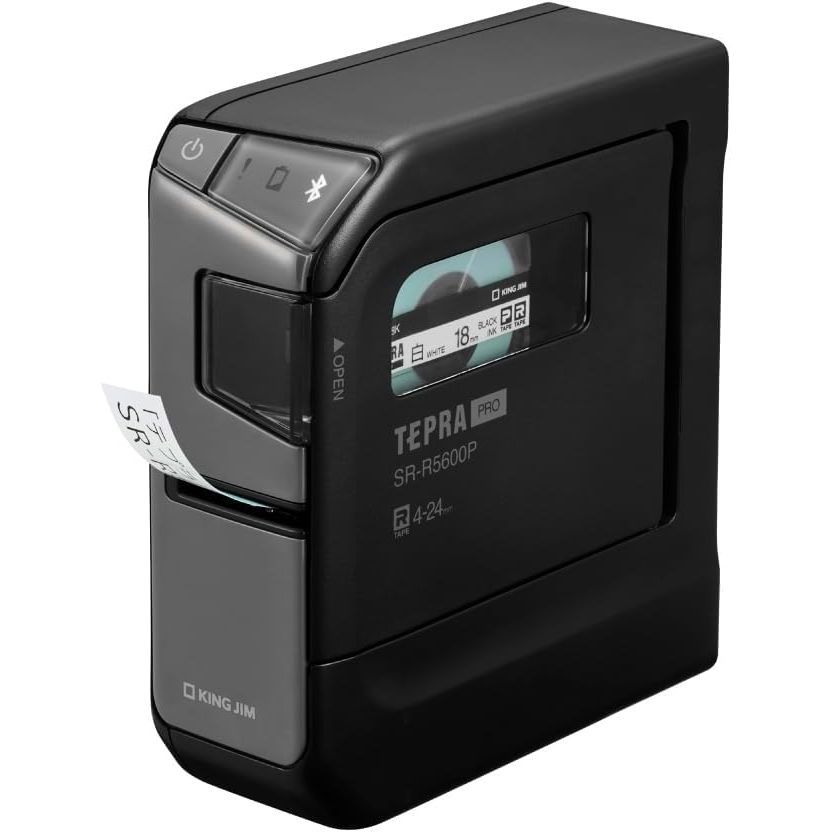 キングジム ラベルプリンター パソコン スマホ テプラ 対応ラベル幅 4-24mm幅 PRO SR-R5600P 1点