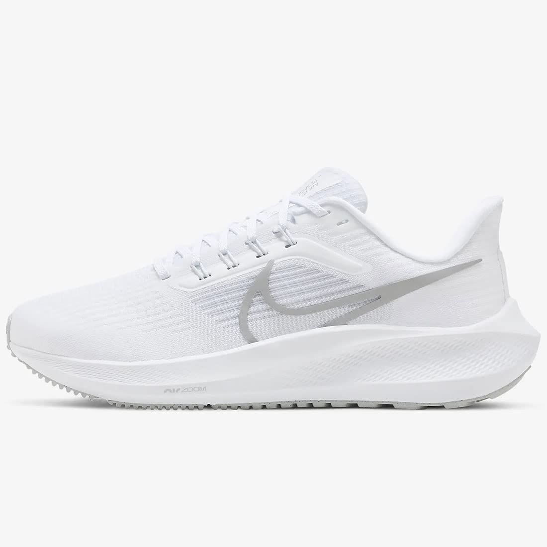 ナイキ エア ズーム ペガサス 39 W Air Zoom Pegasus 39 ホワイト ピュアプラチナム グレーフォグ メタリックシルバー DH4072-100 日本 22.5cm 22.5 cm
