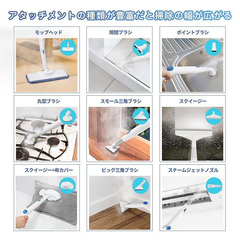 mL スチーム量調節