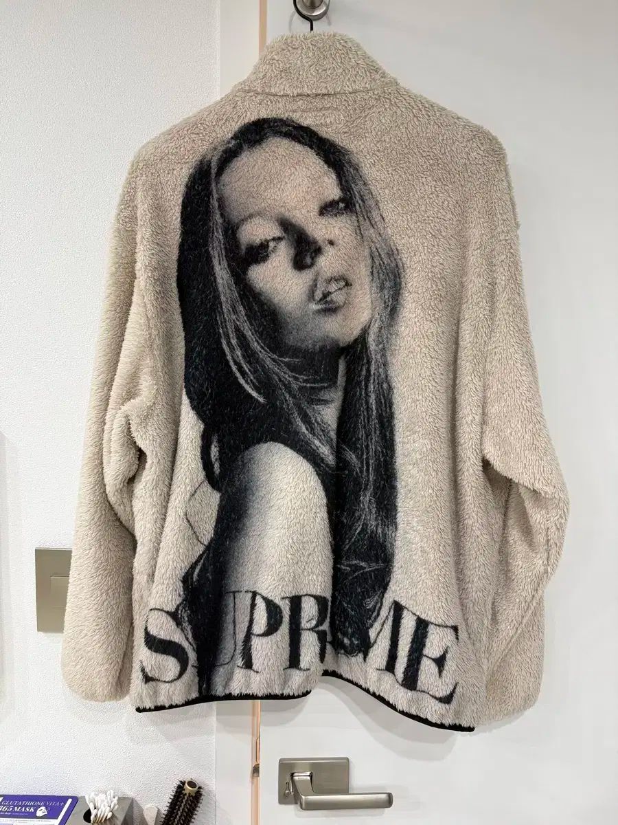Supreme x ケイト モス 24FW フリース ジャケット ナチュラル XLサイズ