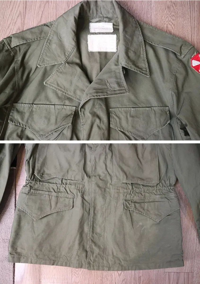 50S 韓国戦争 ミリタリー マウンテンパーカー US Army M1950 フィールドジャケット 1951年산