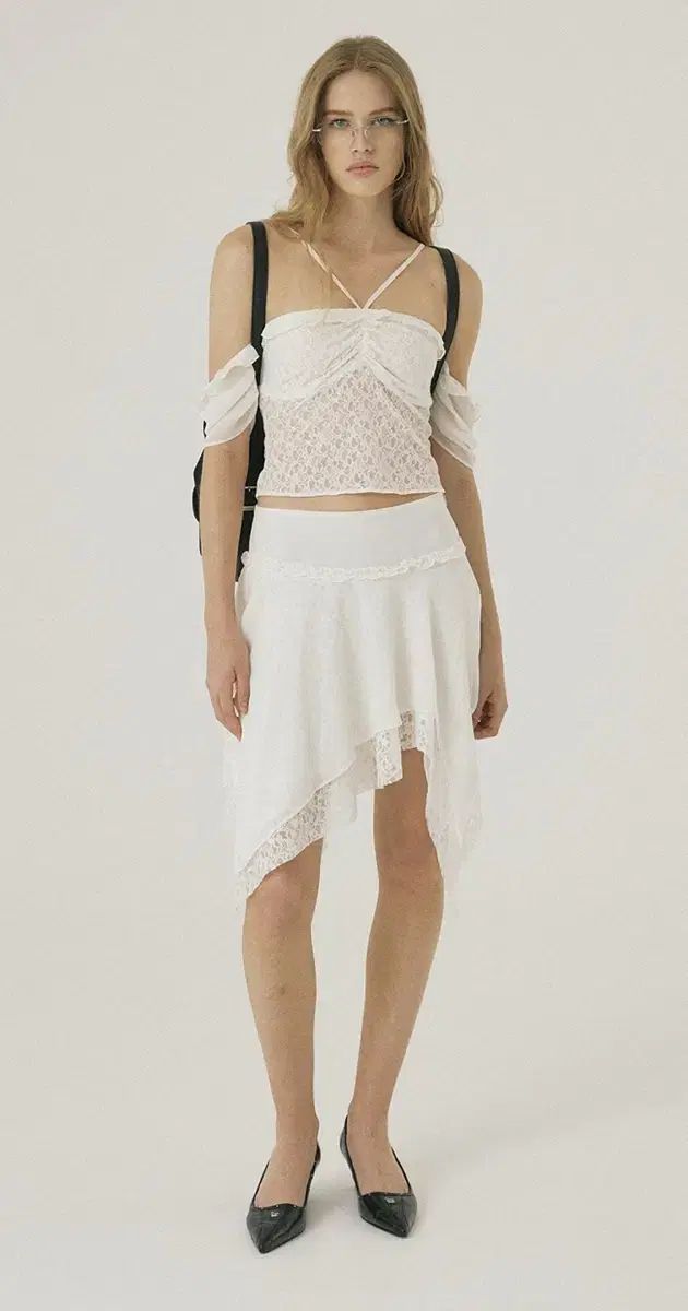 スリータイムズ メリッサ スカート 白 Sサイズ melissa フェアリー