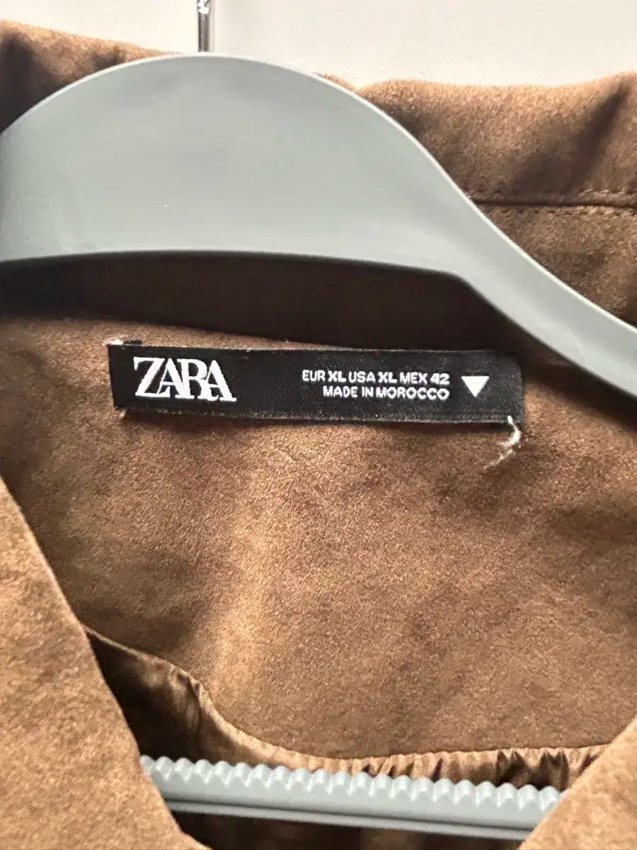 ZARA ザラ ブラウン スウェード ジャケット XL サイズ KANDAIZUMI_COM