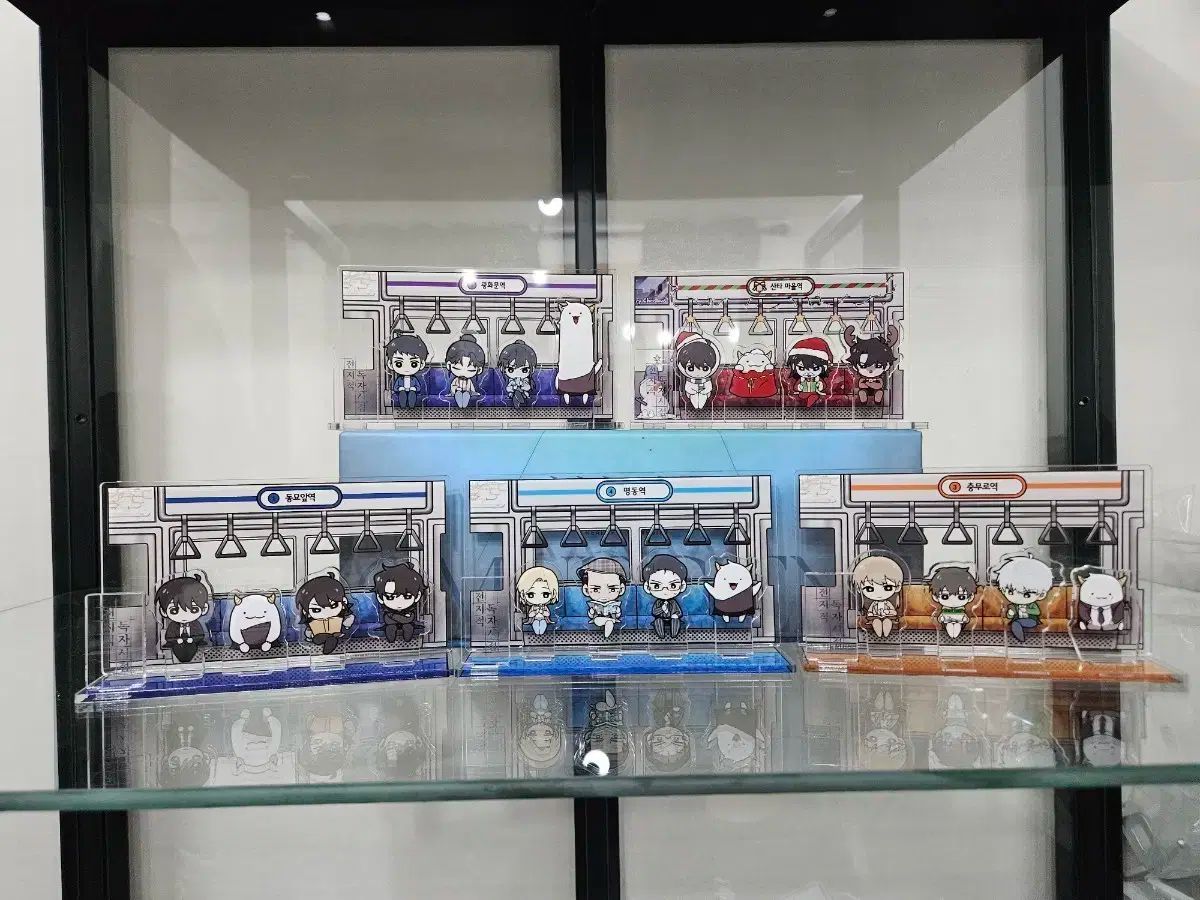 全知的な読者の視点から ポップアップ 地下鉄 アクリル ジオラマ 5種