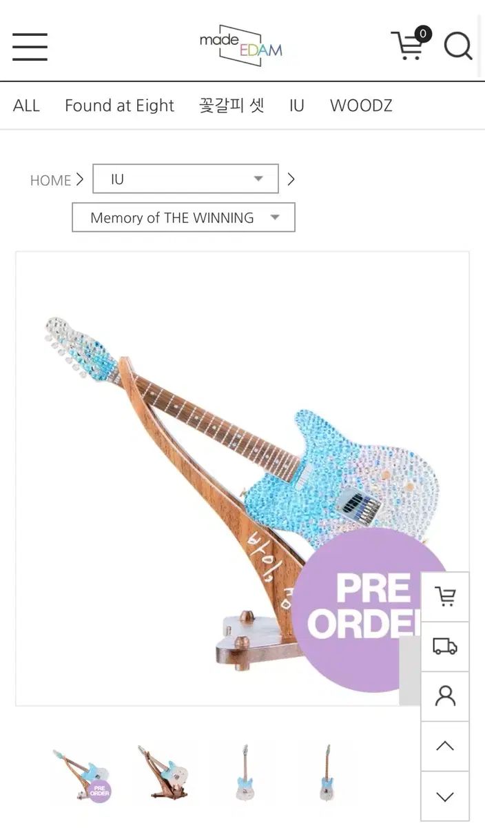 IU バイ サマー ミニチュア ギターセット