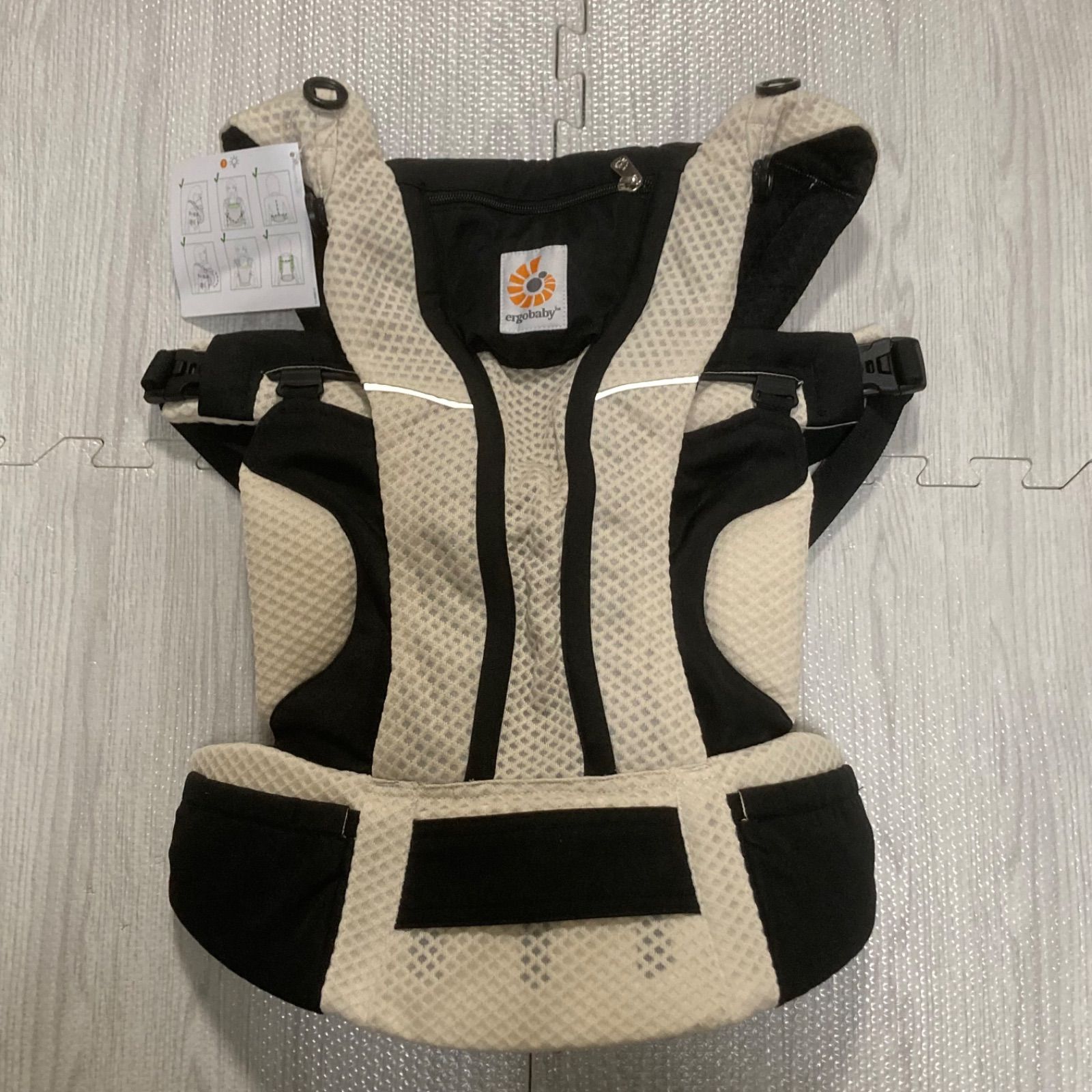 Ergobaby エルゴベビー EBC OMNI Breeze ブラック-ベージュ ブロック