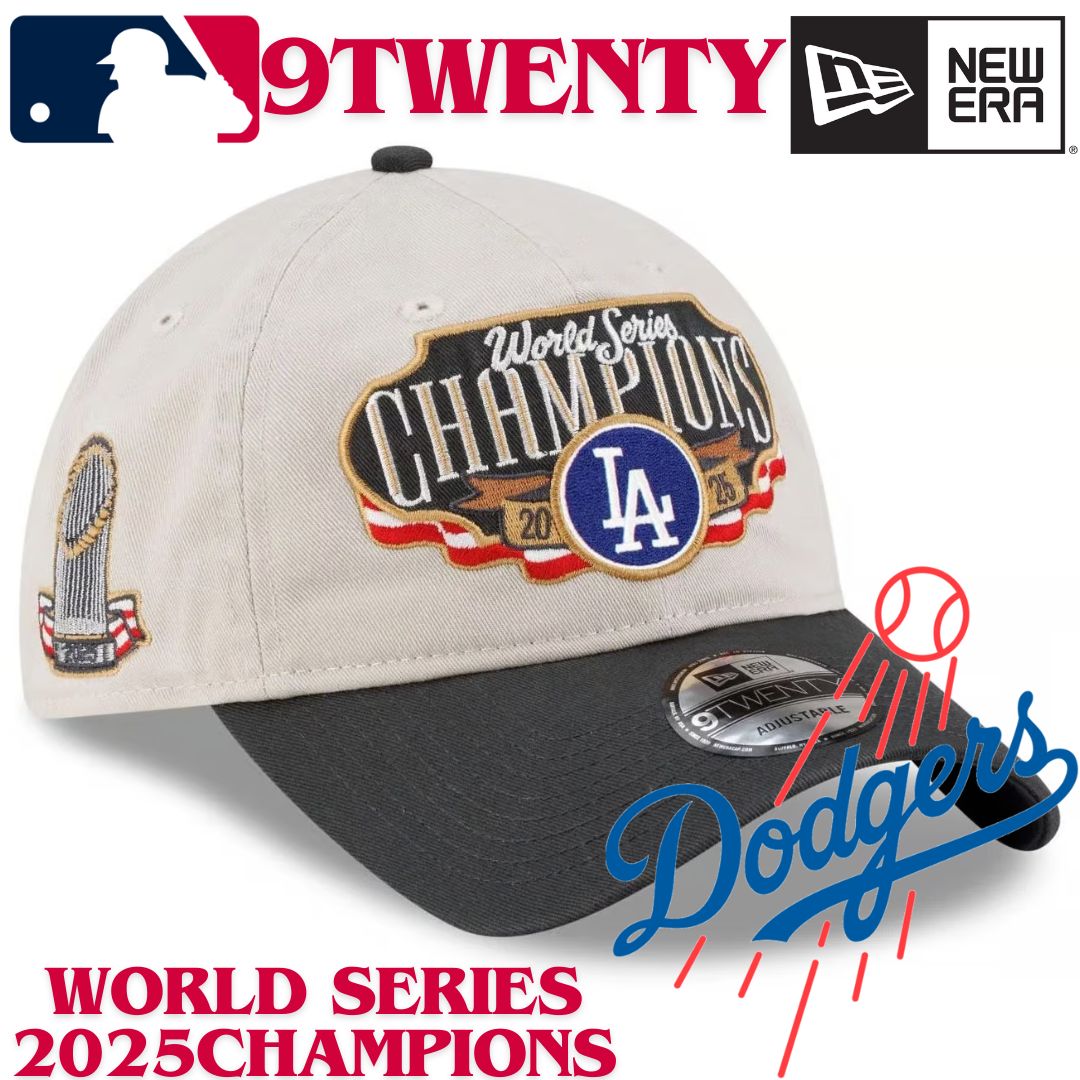 海外 納期約4〜5週間 ニューエラ ロサンゼルスドジャース 9TWENTY ワールドシリーズ2025チャンピオン記念モデル New Era Los Angeles Dodgers World Series 2025 Champions