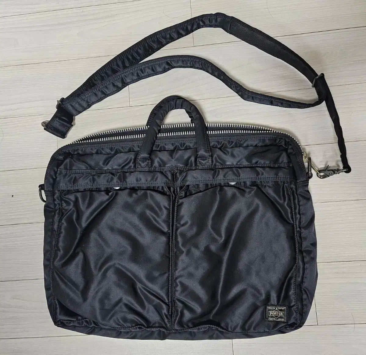 Porter タンカー ツーウェイ ブリーフケース ブラック porter 2way