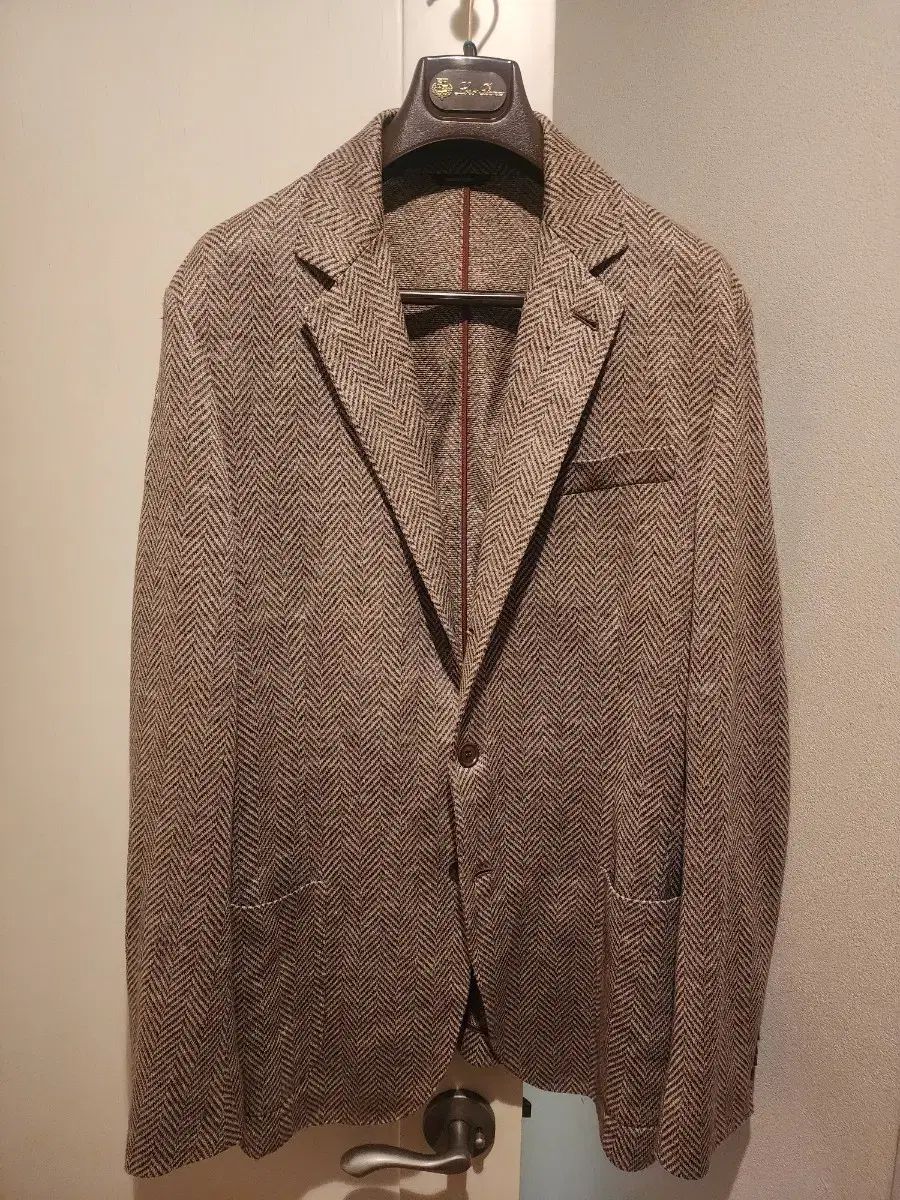 ロロ ピアーナ ヘリンボーン ジャケット 50