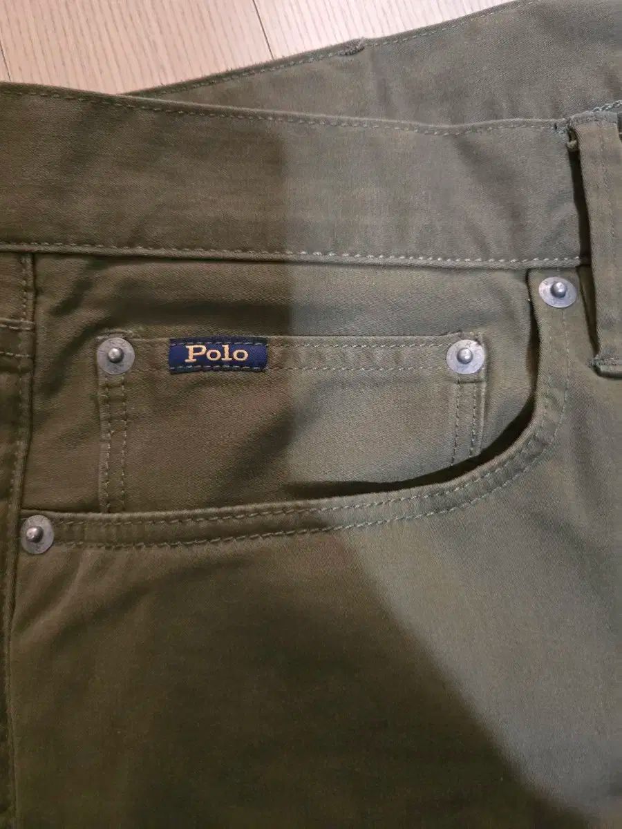ポロラルフローレン コットン パンツ オリーブ 35 x 30