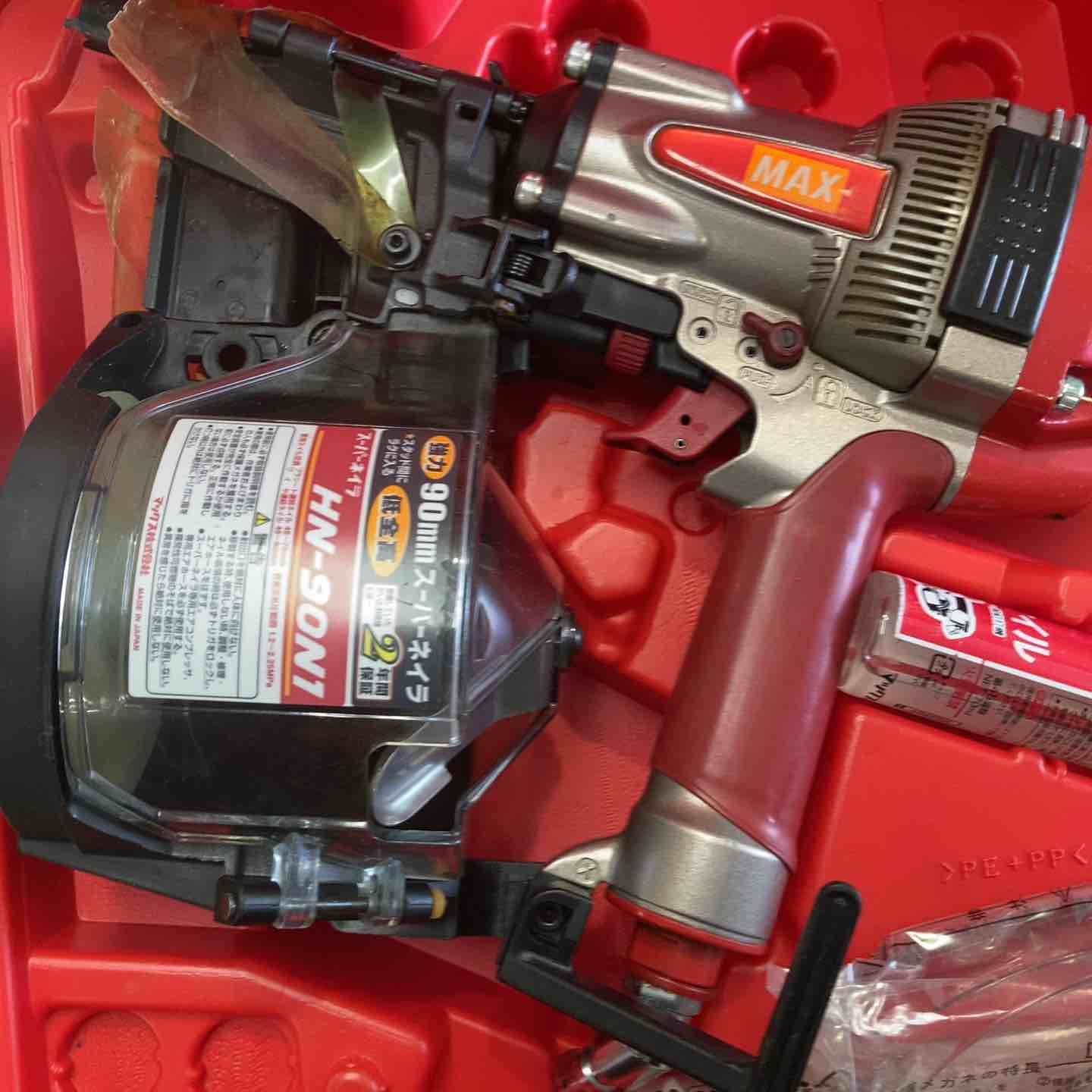 マックス MAX 高圧エア釘打ち機 HN-90N1 町田店 BRIGHTFACE_UK