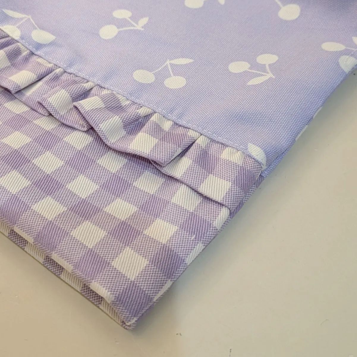 むらさき様　確認用　さくらんぼ　グレー　ランチョンマット　給食袋 むらさき様 確認用 さくらんぼ グレー ランチョンマット 給食袋