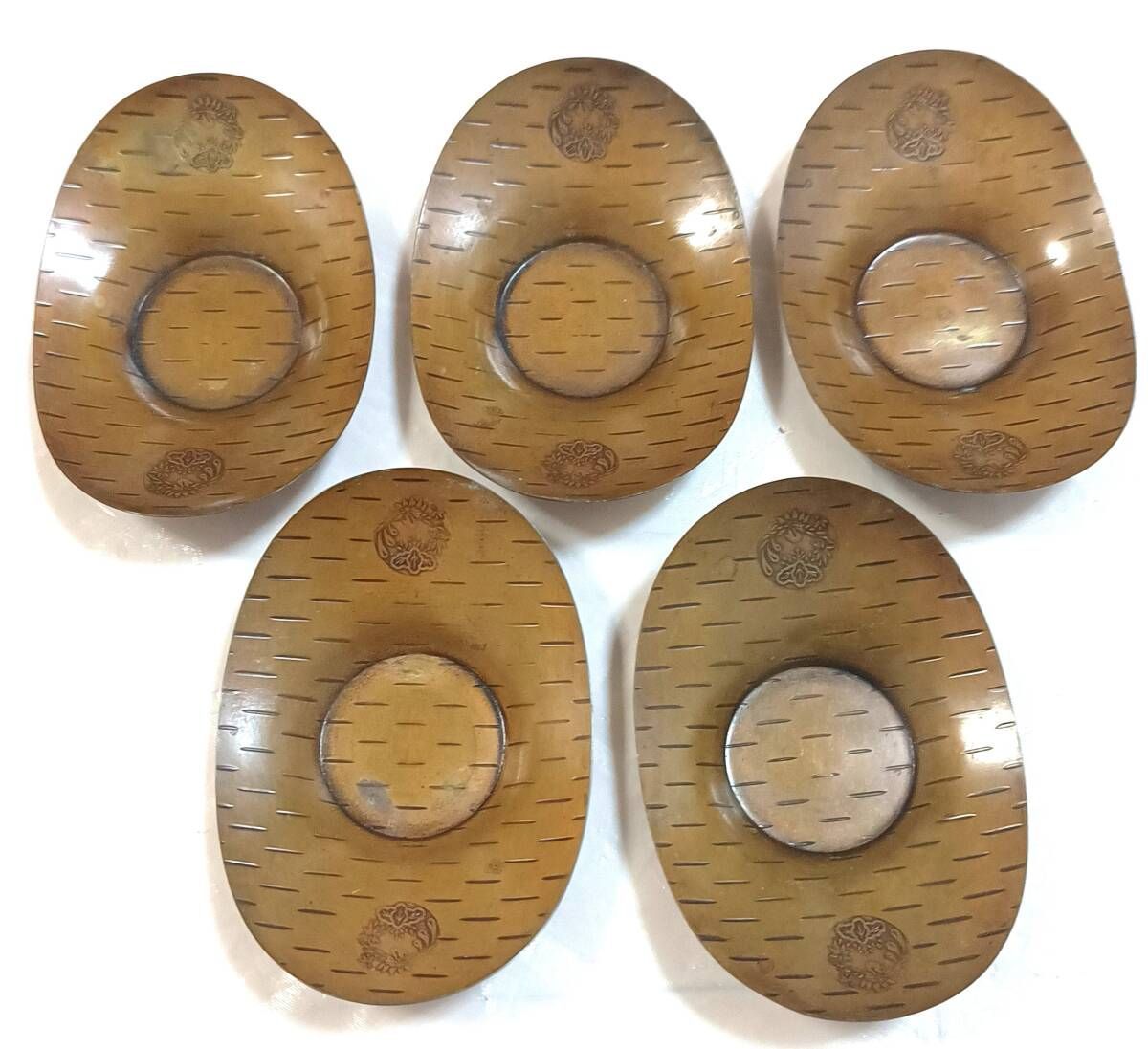 【流】煎茶道具 銅製象嵌細工茶托五客 CK064 2025年最新Yahoo!オークション -煎茶道具 茶托(銅製)の中古品・新品