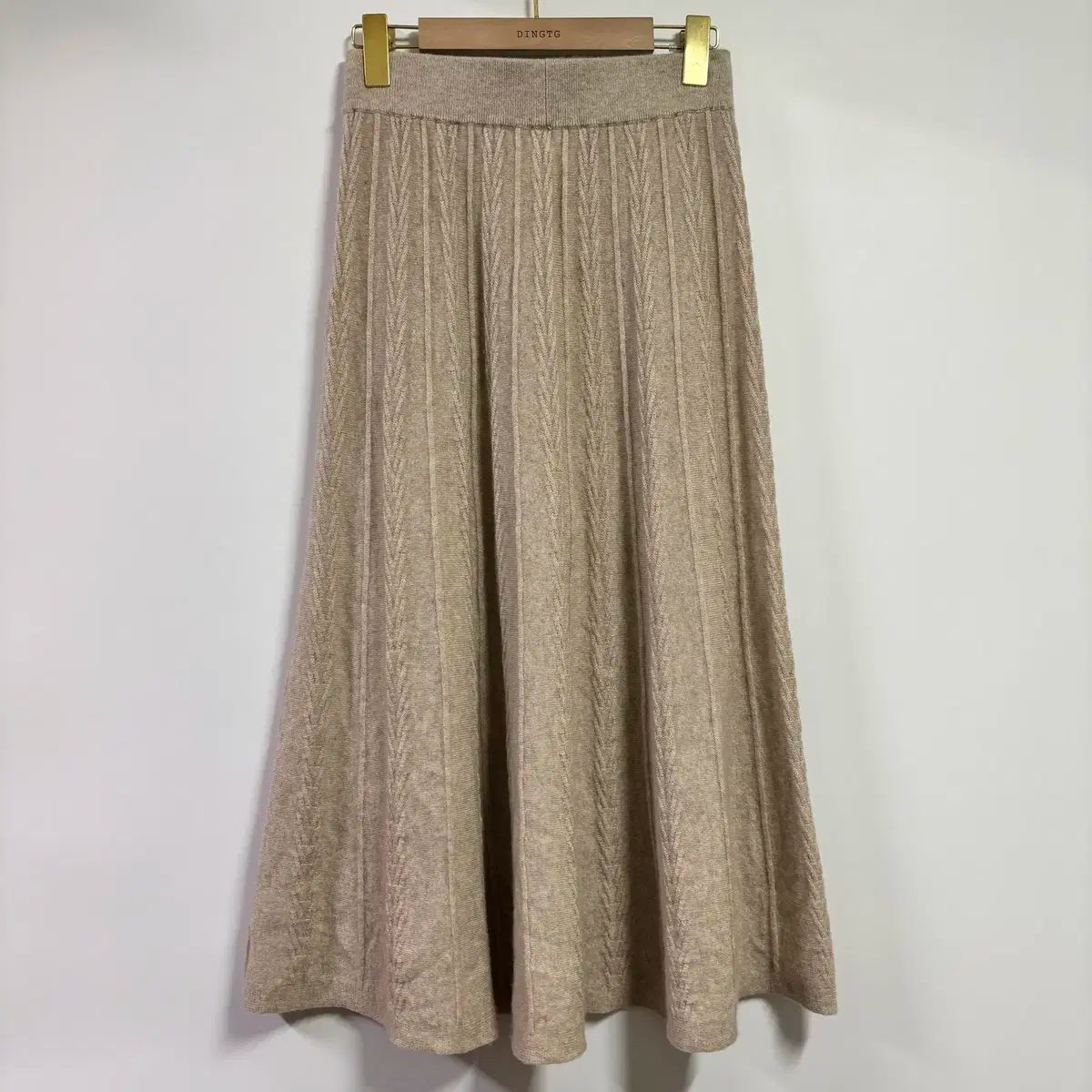 F テラヌゴ ウール カシミア ニット スカート