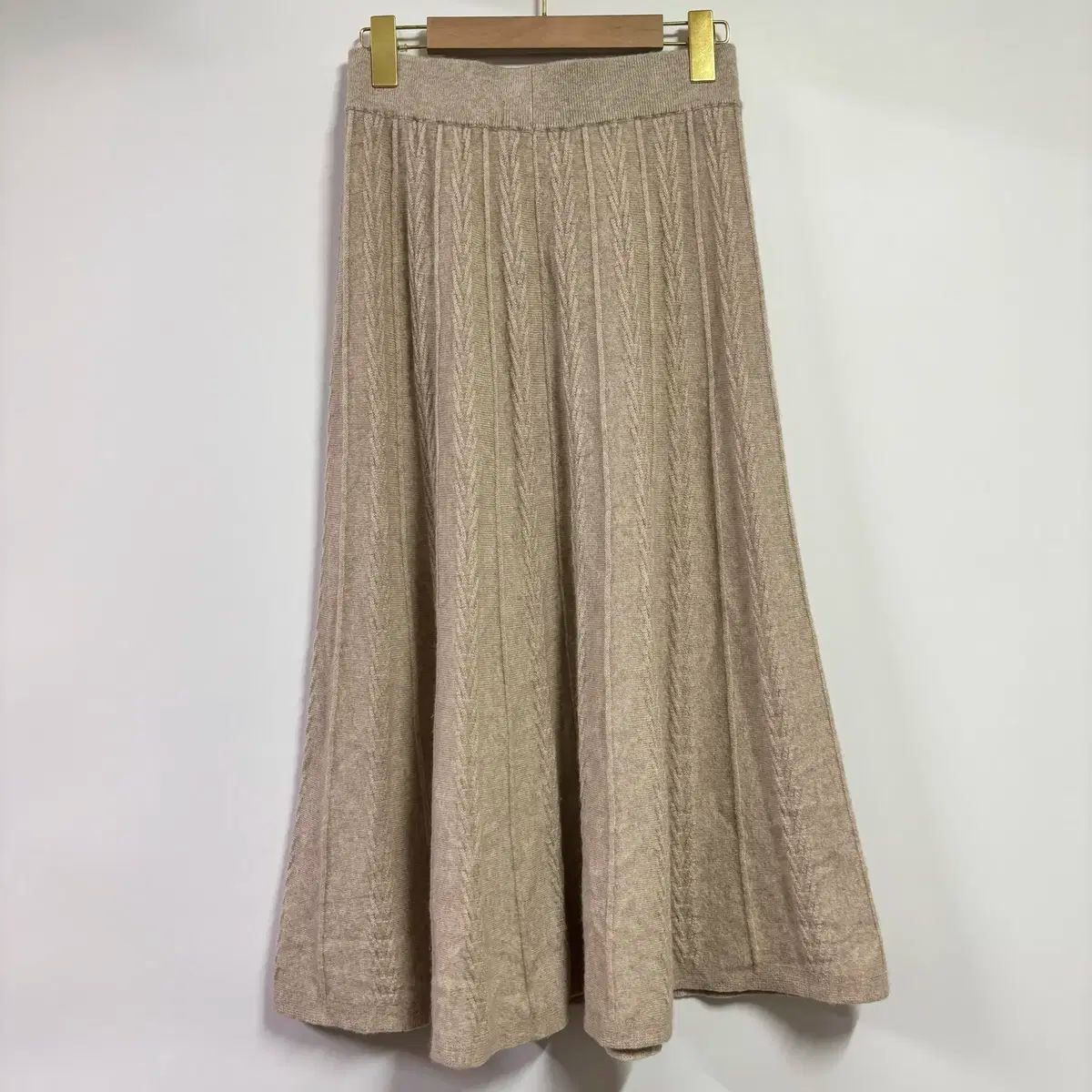 F テラヌゴ ウール カシミア ニット スカート