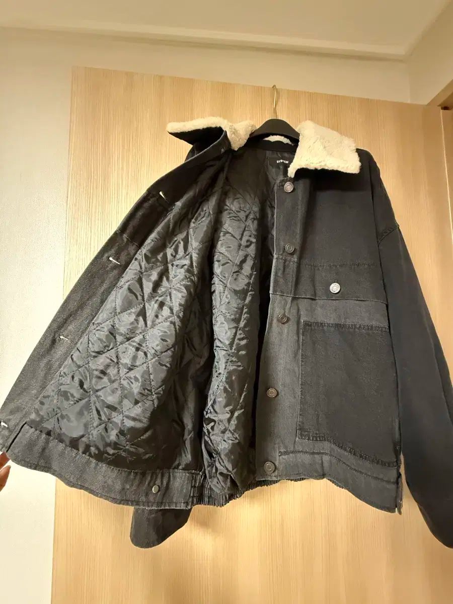 デニムキルティングアウター