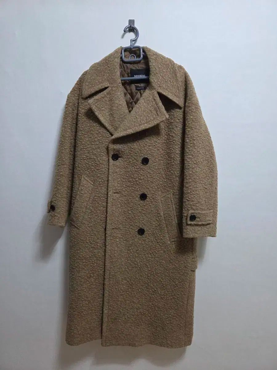 SONGZIO HOMME ソンジオ オム ブークレ ダブル コート