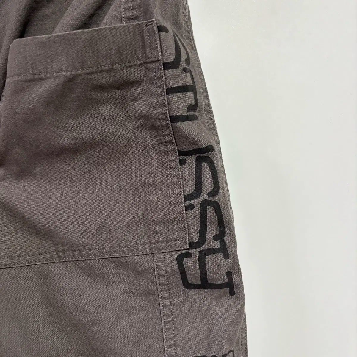  L ステューシー パネル パータン イージー パンツ チノパン パンツ