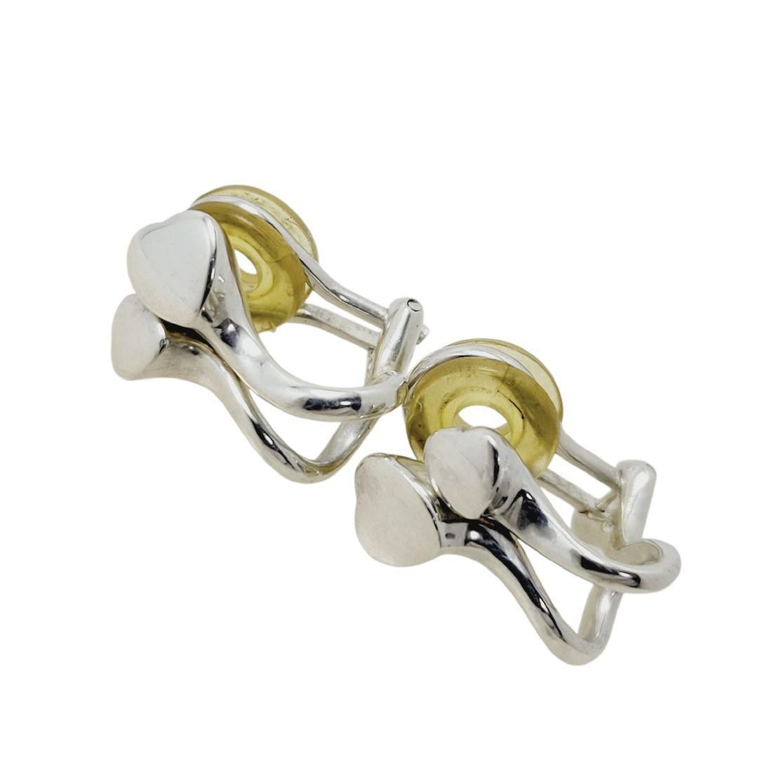 GEORG JENSEN イヤリング ハート ツイン 925S