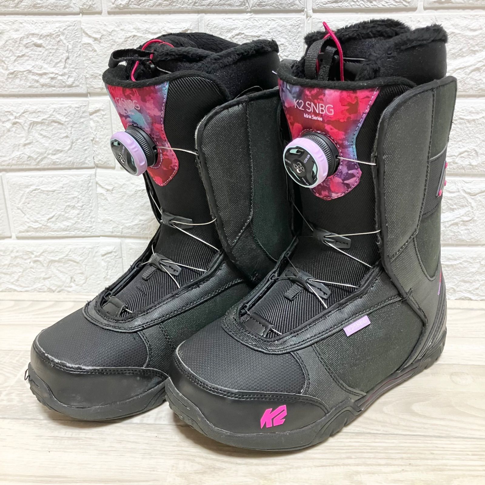 K2 MINK BOA 24.5cmケーツー ミンク ボア スノボブーツ スノーボード ブラック 黒