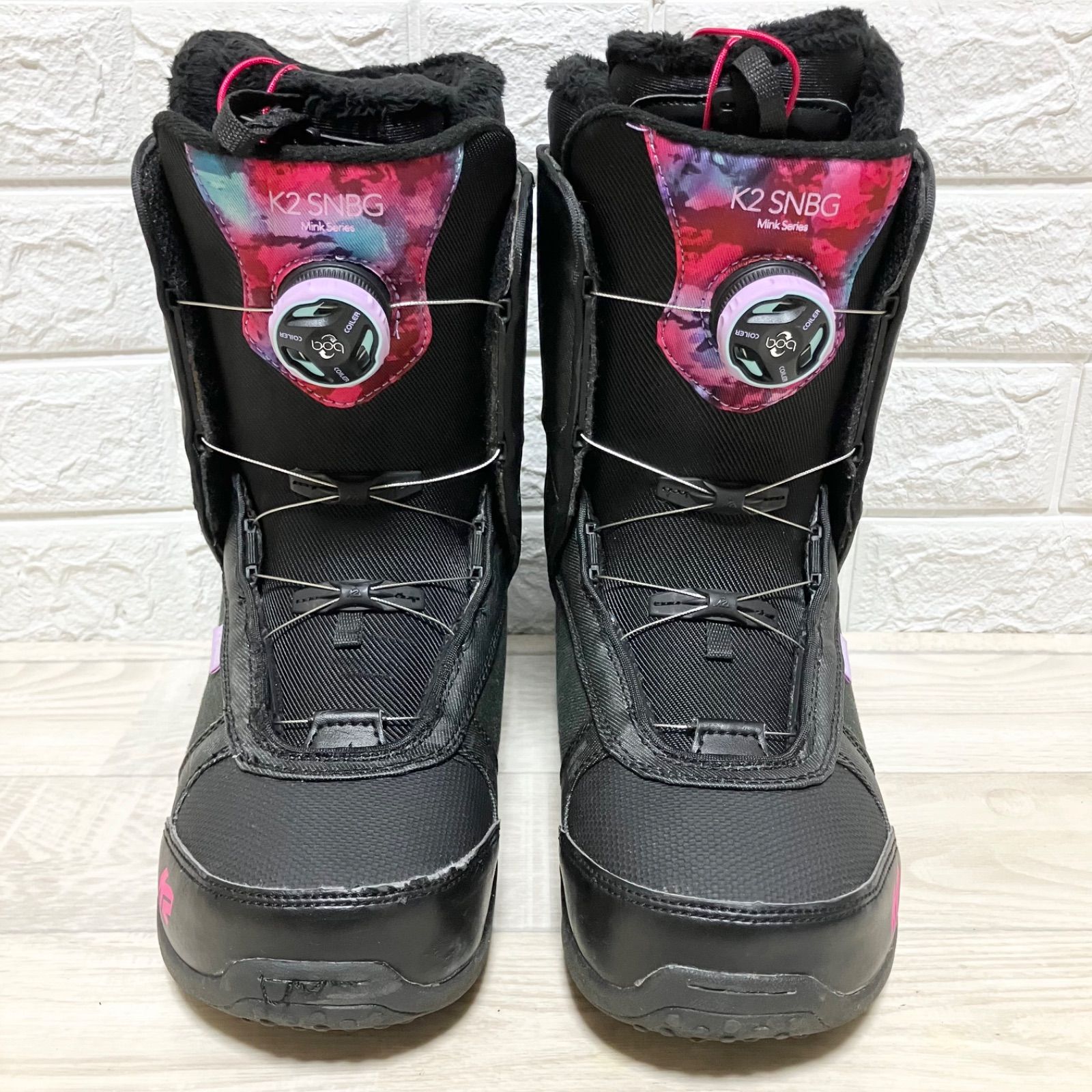 美品！ K2 MINK BOA 24.5cmケーツー ミンク ボア スノボブーツ