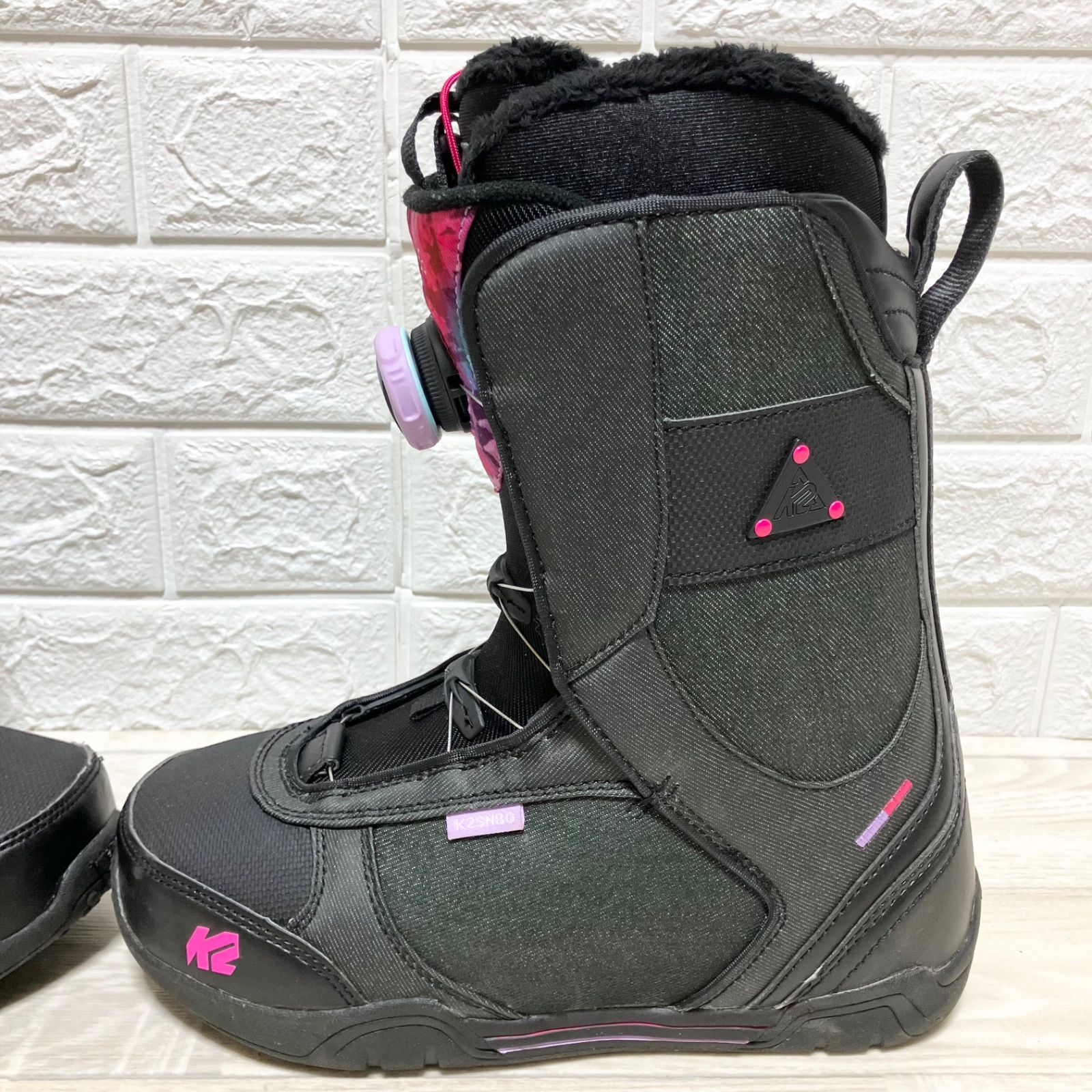 美品！ K2 MINK BOA 24.5cmケーツー ミンク ボア スノボブーツ