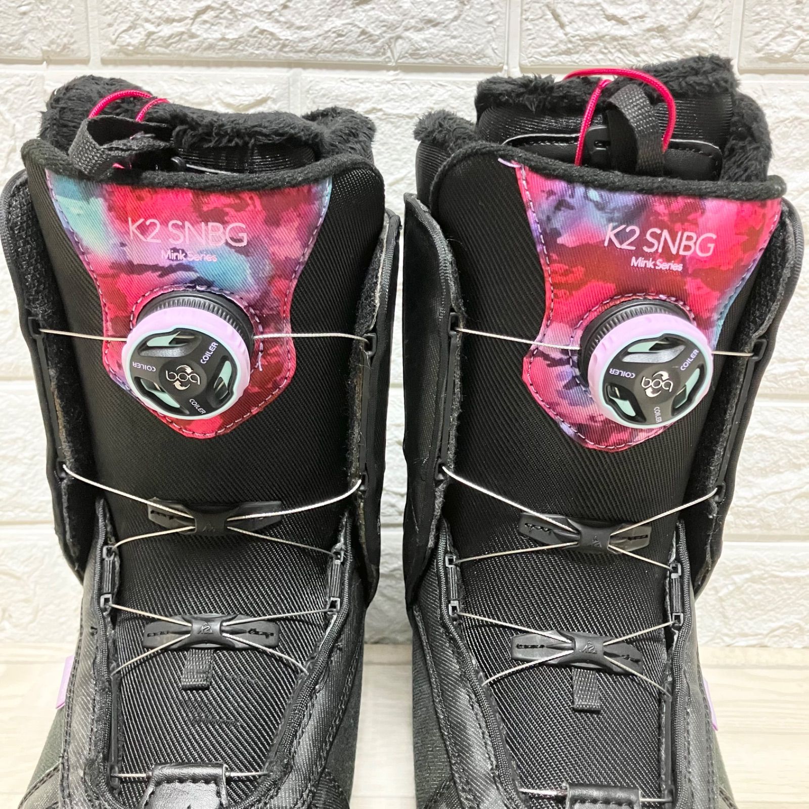 美品！ K2 MINK BOA 24.5cmケーツー ミンク ボア スノボブーツ