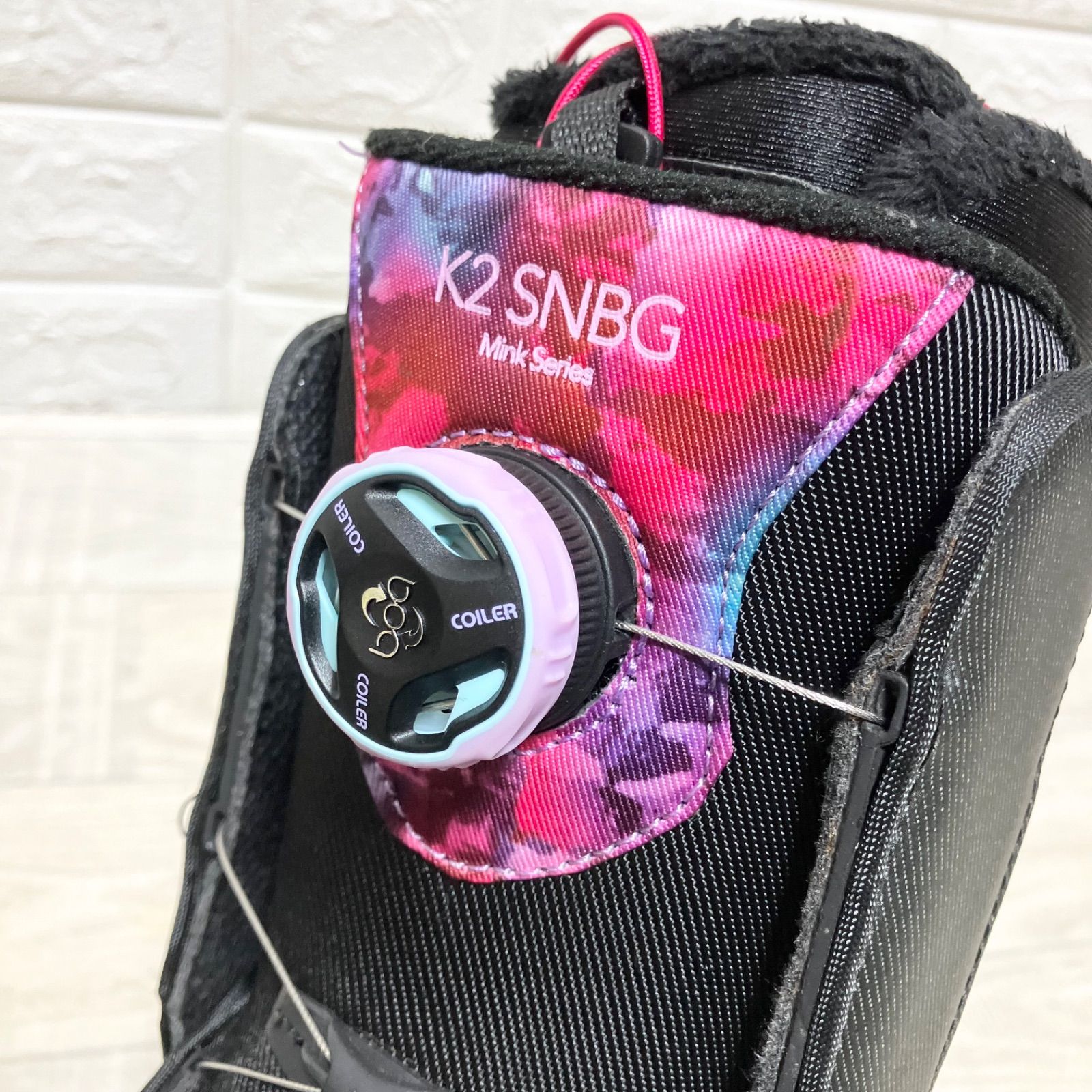 美品！ K2 MINK BOA 24.5cmケーツー ミンク ボア スノボブーツ