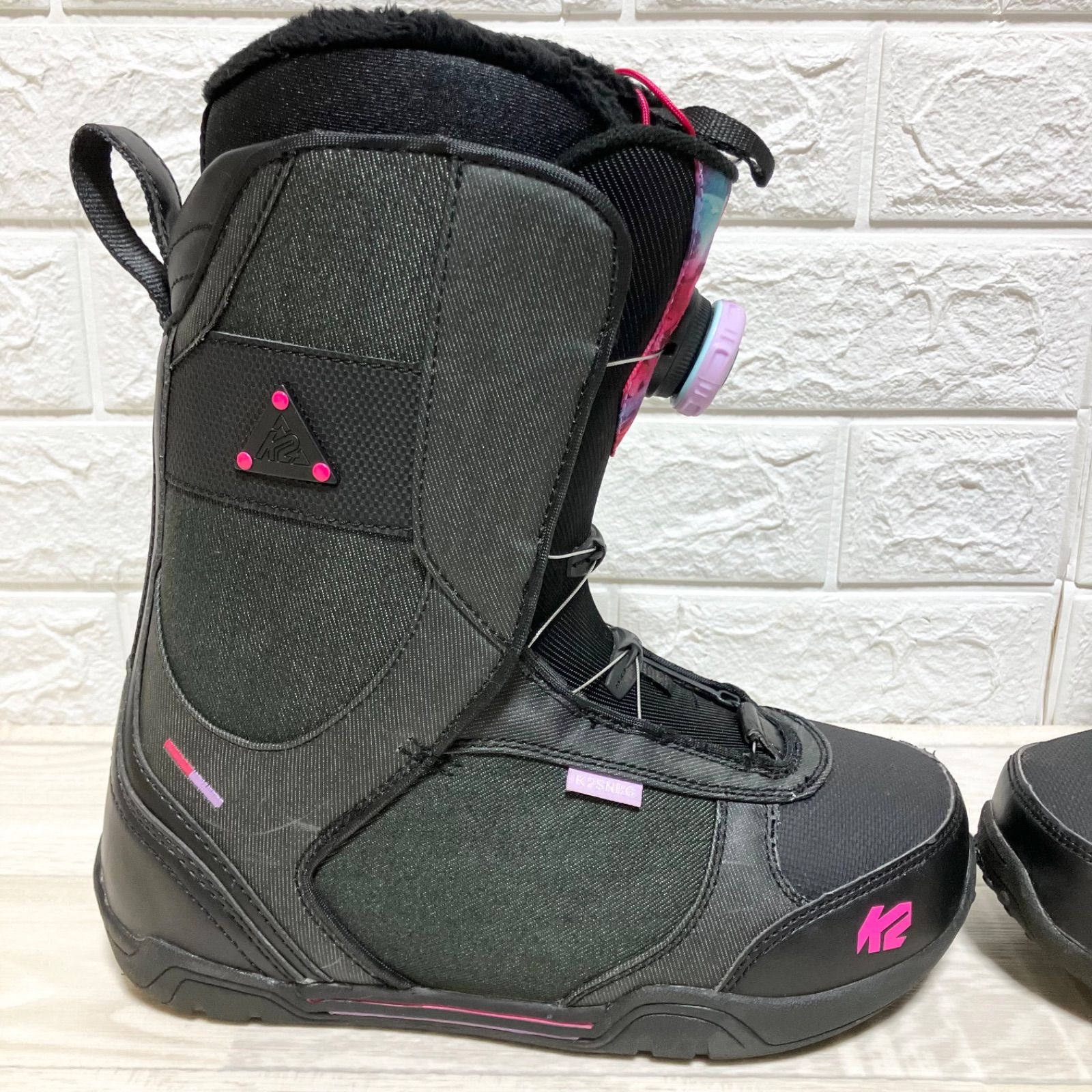 美品！ K2 MINK BOA 24.5cmケーツー ミンク ボア スノボブーツ