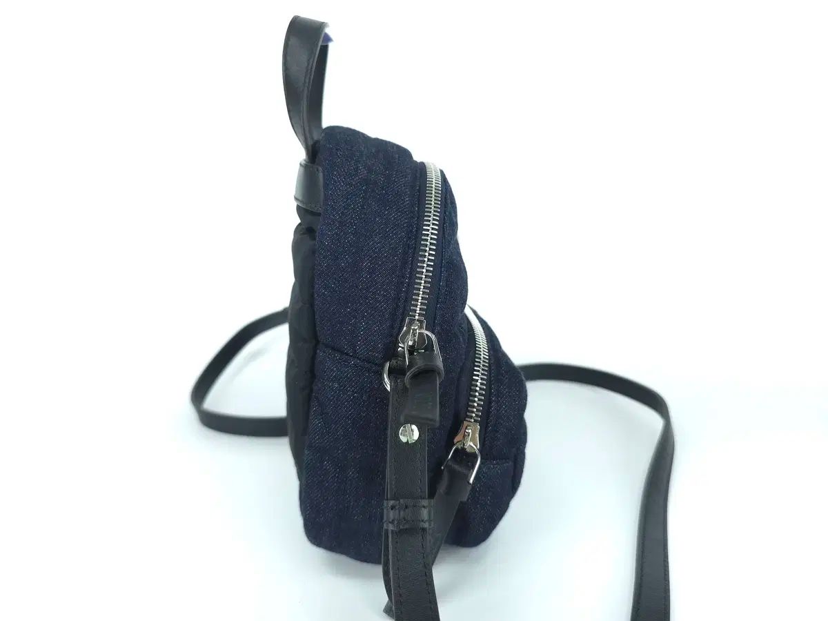 モンクレール デニム ダウン KILIA キリア スモール クロスバック ブルー