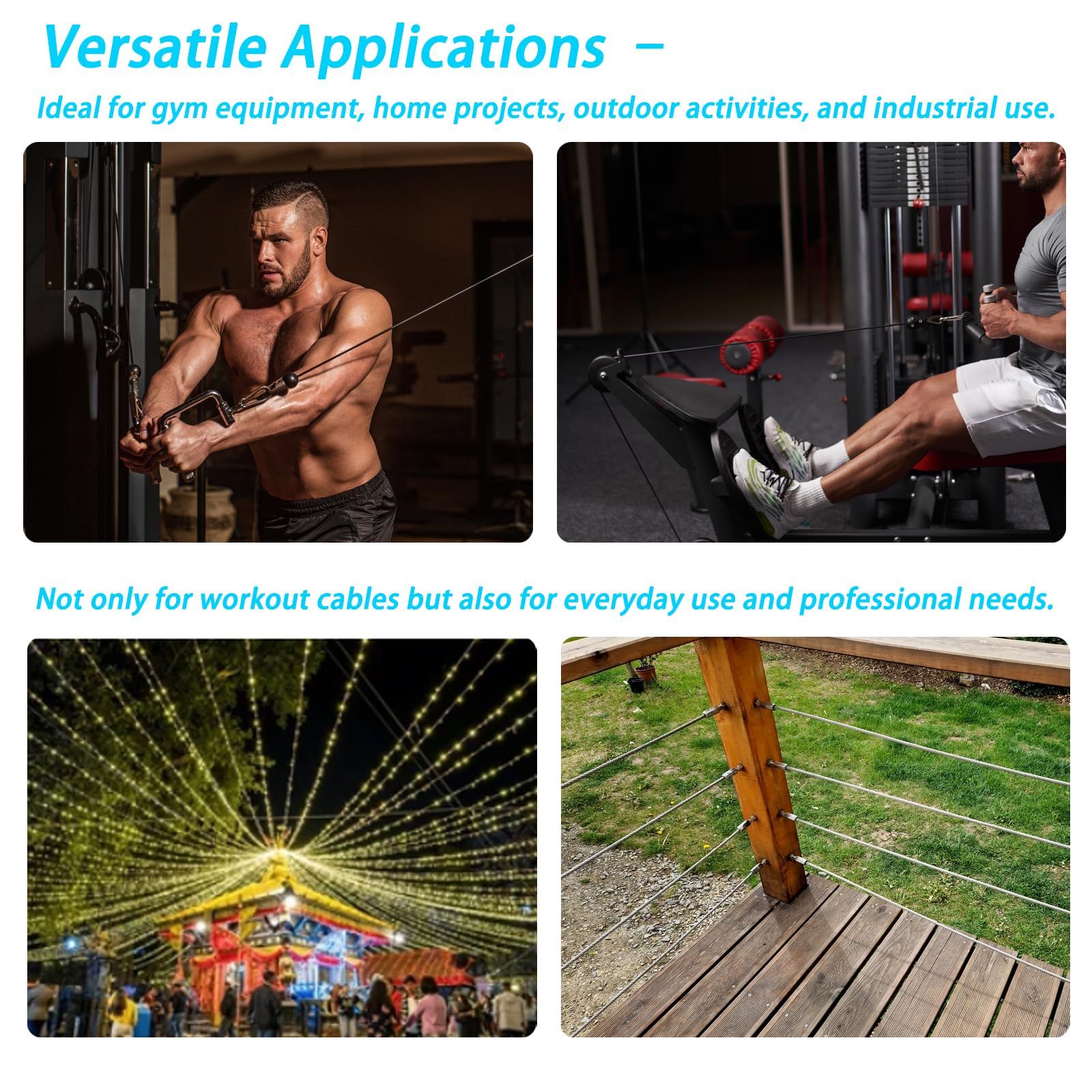 フィットネスプーリーケーブル