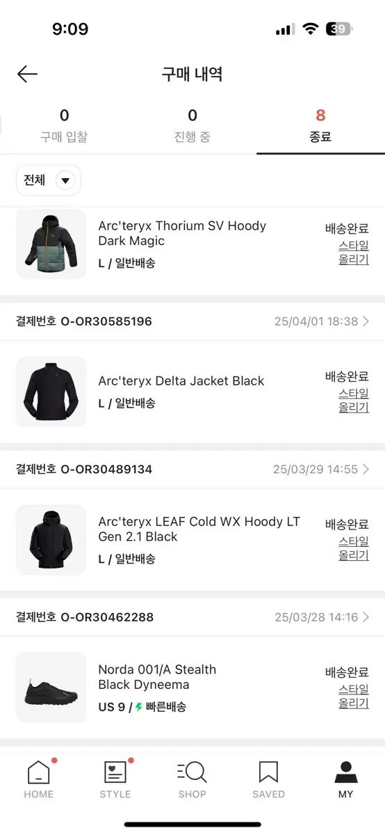 ARC TERYX デルタ ジャケット