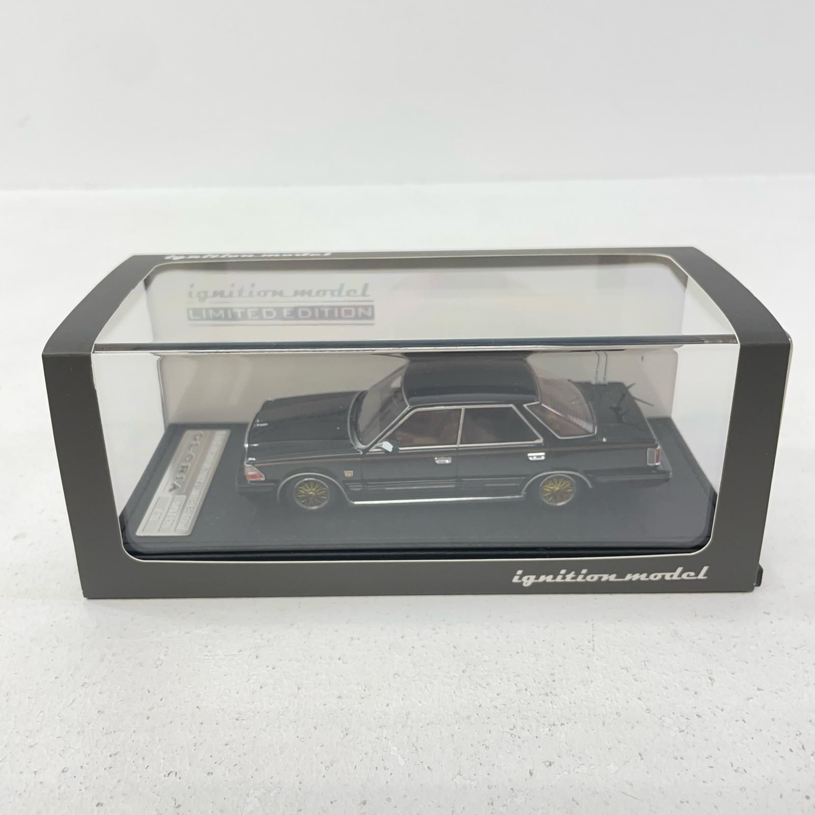 尾張小牧店 1 43 ノスタルジック2days WEB Nissan Gloria Y30 4Door Hardtop Brougham VIP Black IG1309 727