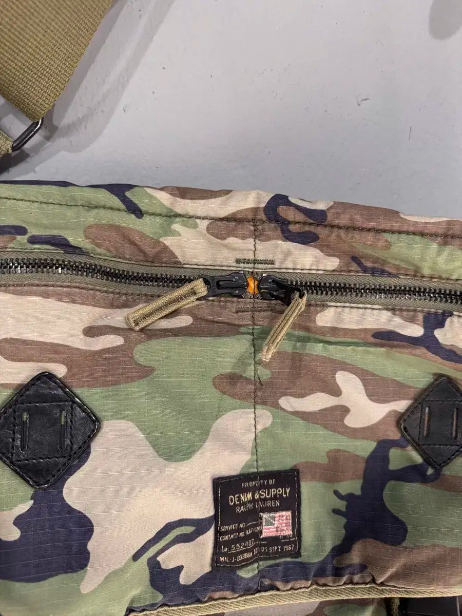 デニムアンドサプライ ラルフローレン カモフラージュ メッセンジャーバッグ